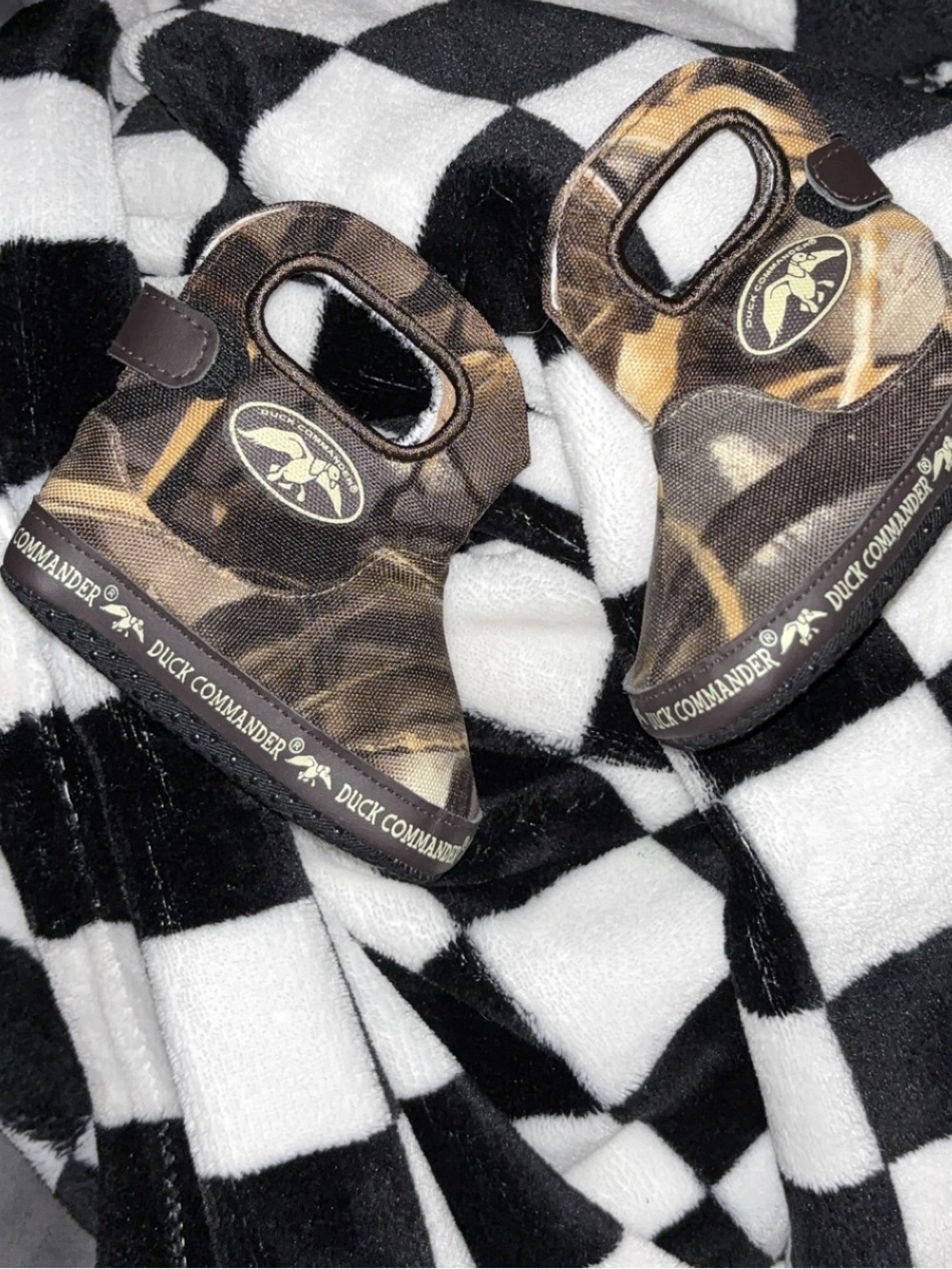 Baby size 3 duck commander boots